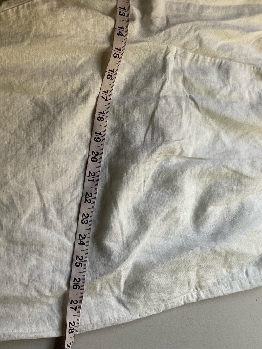 Gap Women’s White Linen Blend Wide Leg Pants Size 16 - Picture 7 of 9